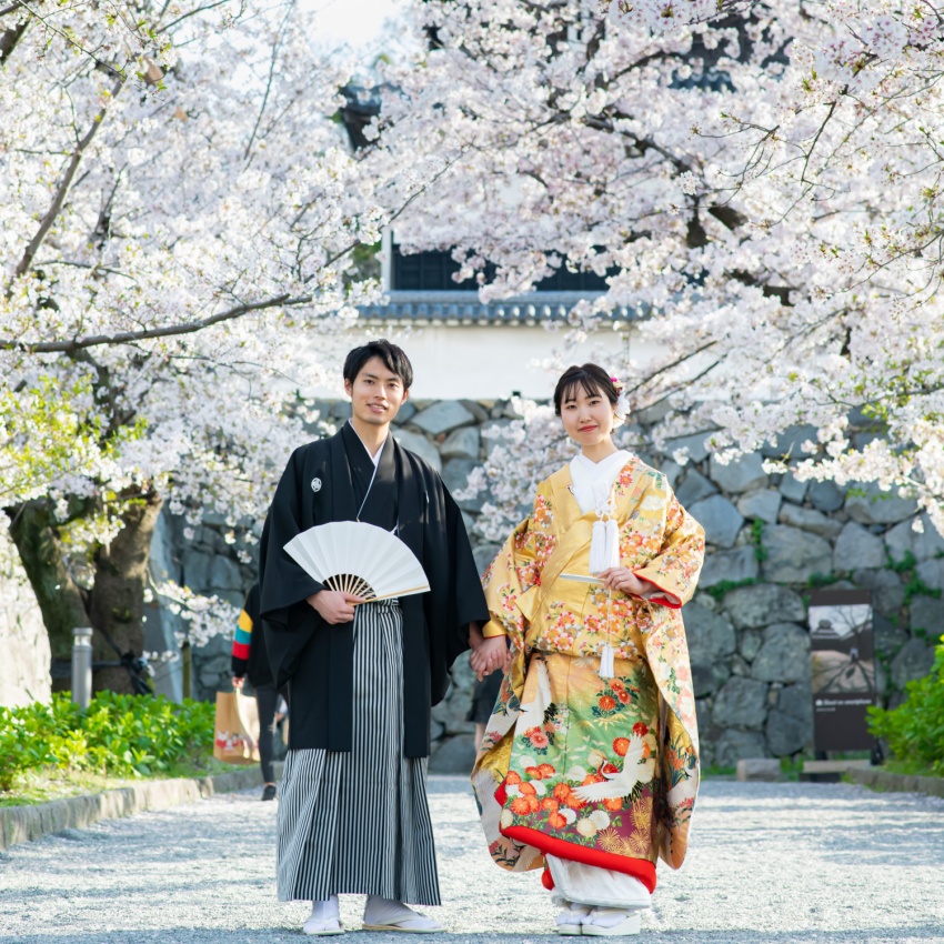 Kimono wedding photo plan